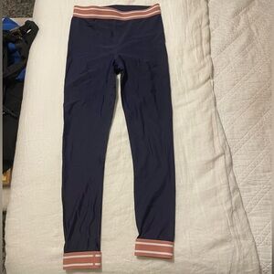 The Upside leggings, navy/pink, size S